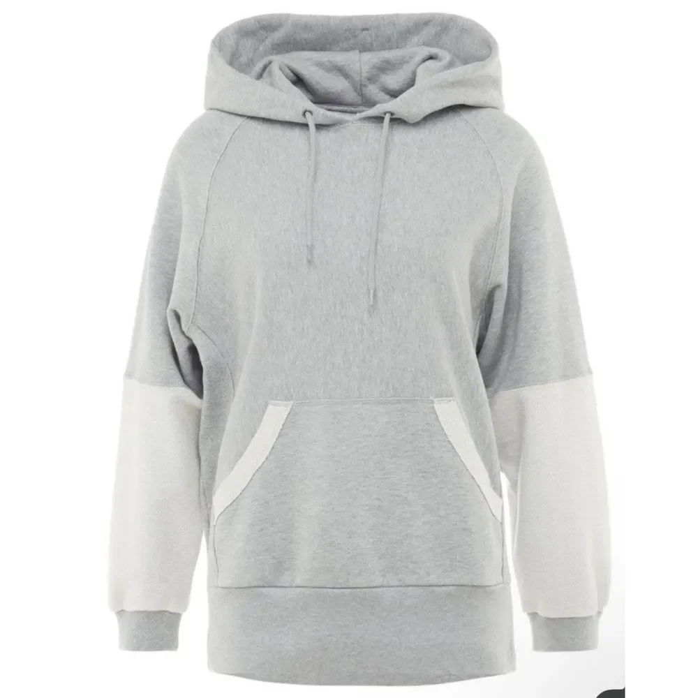 Free People Movement Womens XS Hawking Hoodie Gray Oversized Pullover Sweatshirt